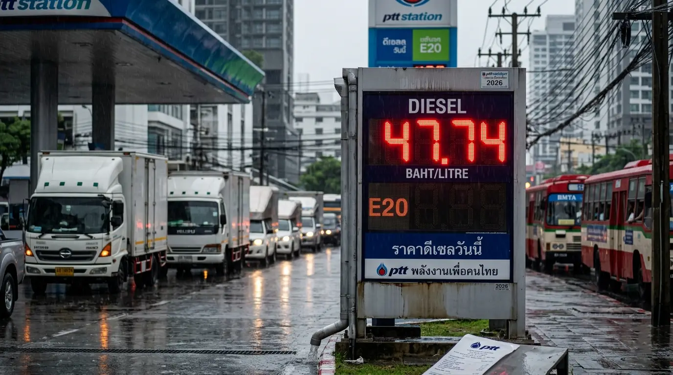 ดีเซลไทยพุ่งทะลุ 47 บาท กระทบอะไรบ้าง?